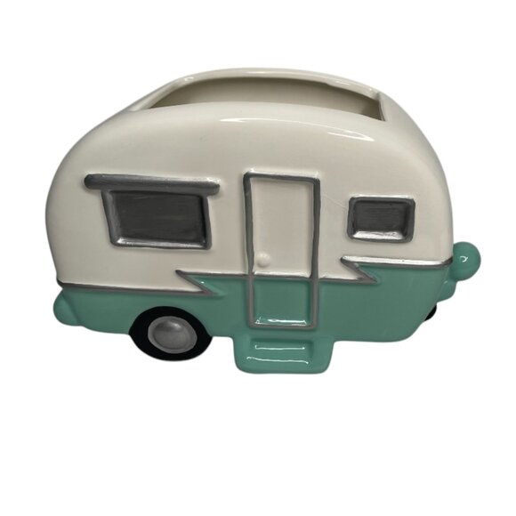 Teleflora Retro Road Tripper Planter - Classic Design with Beige & Green Color - Picture 1 of 7